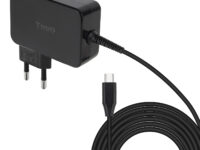 TooQ Cargador de portátil GAN USB-C PD 100W, Negro