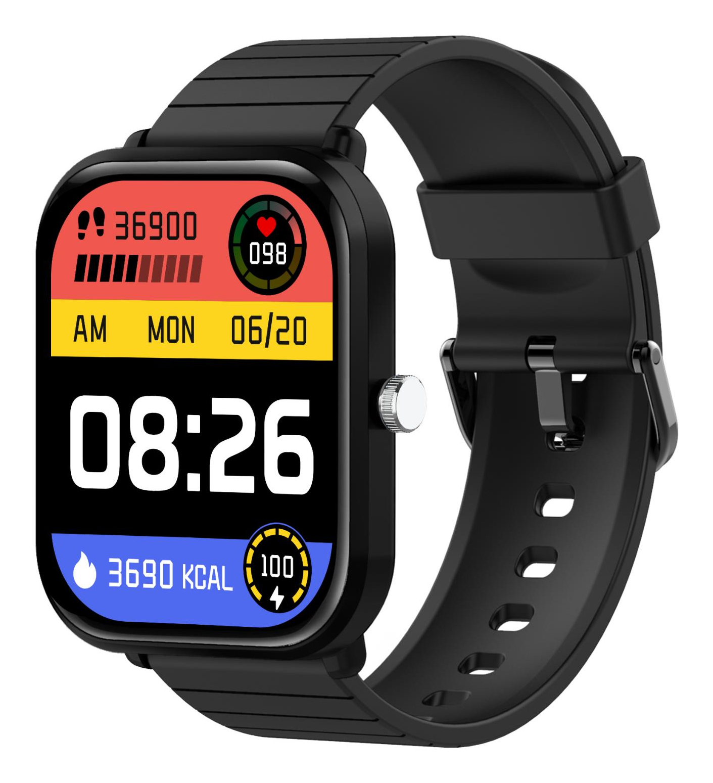 Celly TRAINERMATE2BK Relojes inteligentes y deportivos 5,11 cm (2.01') Digital 240 x 296 Pixeles Pantalla táctil Negro