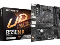 GIGABYTE B550M K Placa base - Procesadores AMD Ryzen 5000, hasta 4733 MHz DDR4, 1xPCIe 4.0 + 1xPCIe 3.0 M.2, LAN 1GbE, USB 3.2 Gen 1
