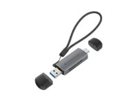 Conceptronic BIAN05G lector de tarjeta USB 3.2 Gen 1 (3.1 Gen 1) Type-A/Type-C Gris