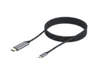 Conceptronic ABBY10G adaptador de cable de vídeo 2 m USB Tipo C HDMI Gris