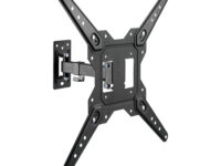 AISENS Soporte Eco Giratorio, Inclinable Para Monitor/TV 30kg (2 Pivotes) De 23-55, Negro