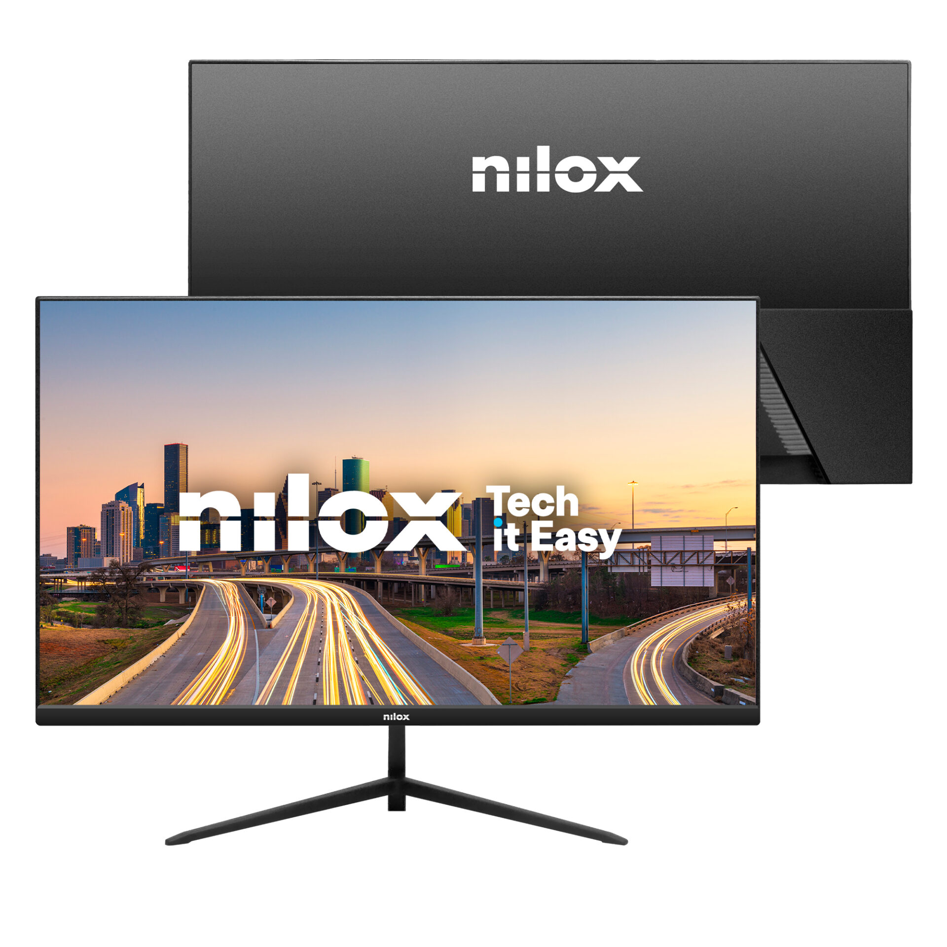 Nilox MONITOR 22 IPS 120 HZ VGA HDMI pantalla para PC 54,6 cm (21.5') 1920 x 1080 Pixeles Full HD LCD Negro - Imagen 2