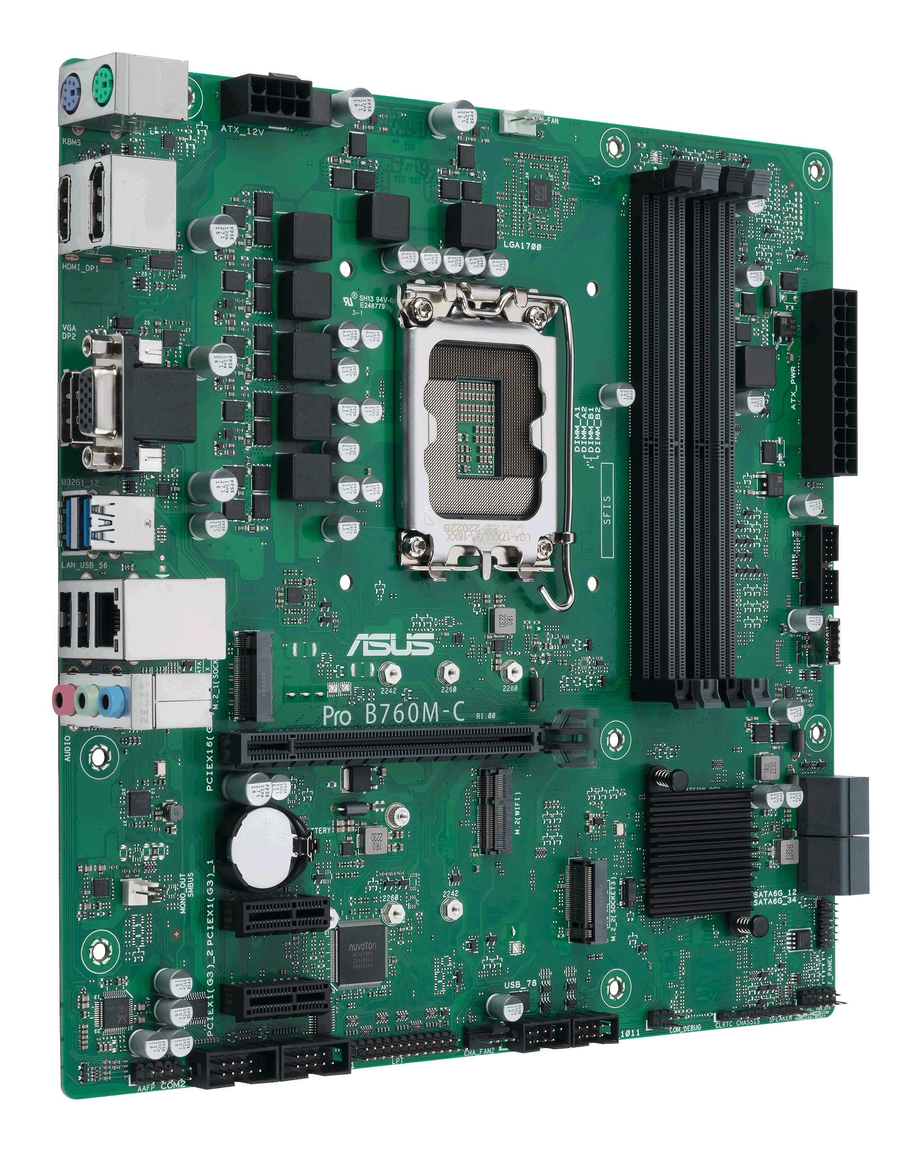 ASUS PRO B760M-C-CSM Intel B760 LGA 1700 micro ATX - Imagen 3