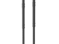 AISENS Soporte de Techo PRO Inclinable, Extensible y Nivelable para Monitor/TV 120kg de 60-120, Negro