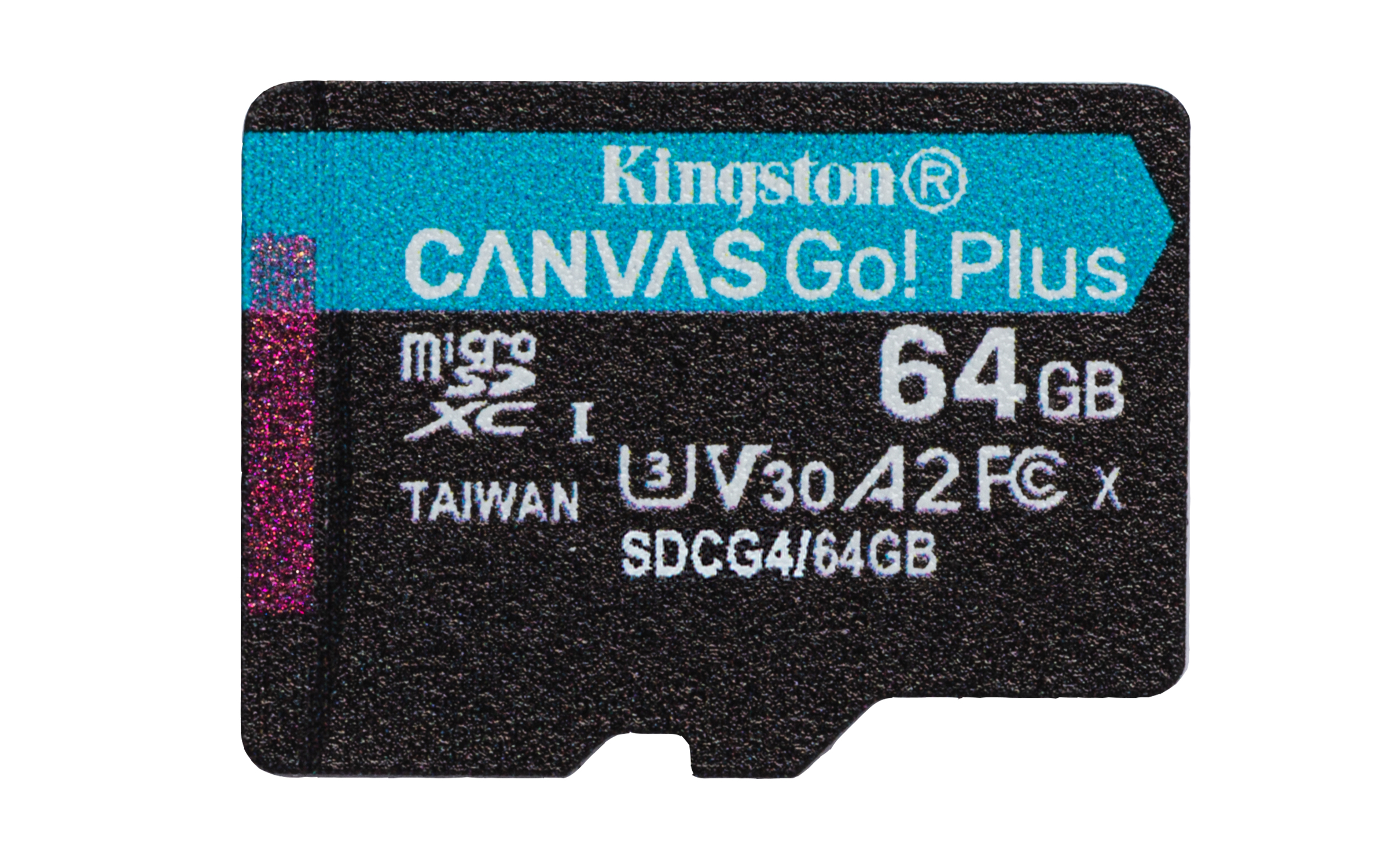 Kingston Technology Tarjeta microSDXC Canvas Go Plus Gen4 de 64 GB, 200 MB/s, A2 U3 V30 y adaptador - Imagen 2