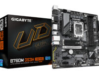 GIGABYTE B760M DS3H GEN5 Placa Base – Compatible con CPUs Intel Core 14ª generación, VRM digital de 6+2+1 fases, hasta 5600 MHz DDR5, 2 x M.2 PCIe 4.0, LAN 2.5GbE, USB 3.2 Gen2