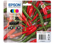 Epson 503XL cartucho de tinta 4 pieza(s) Original Alto rendimiento (XL) Negro, Cian, Magenta, Amarillo