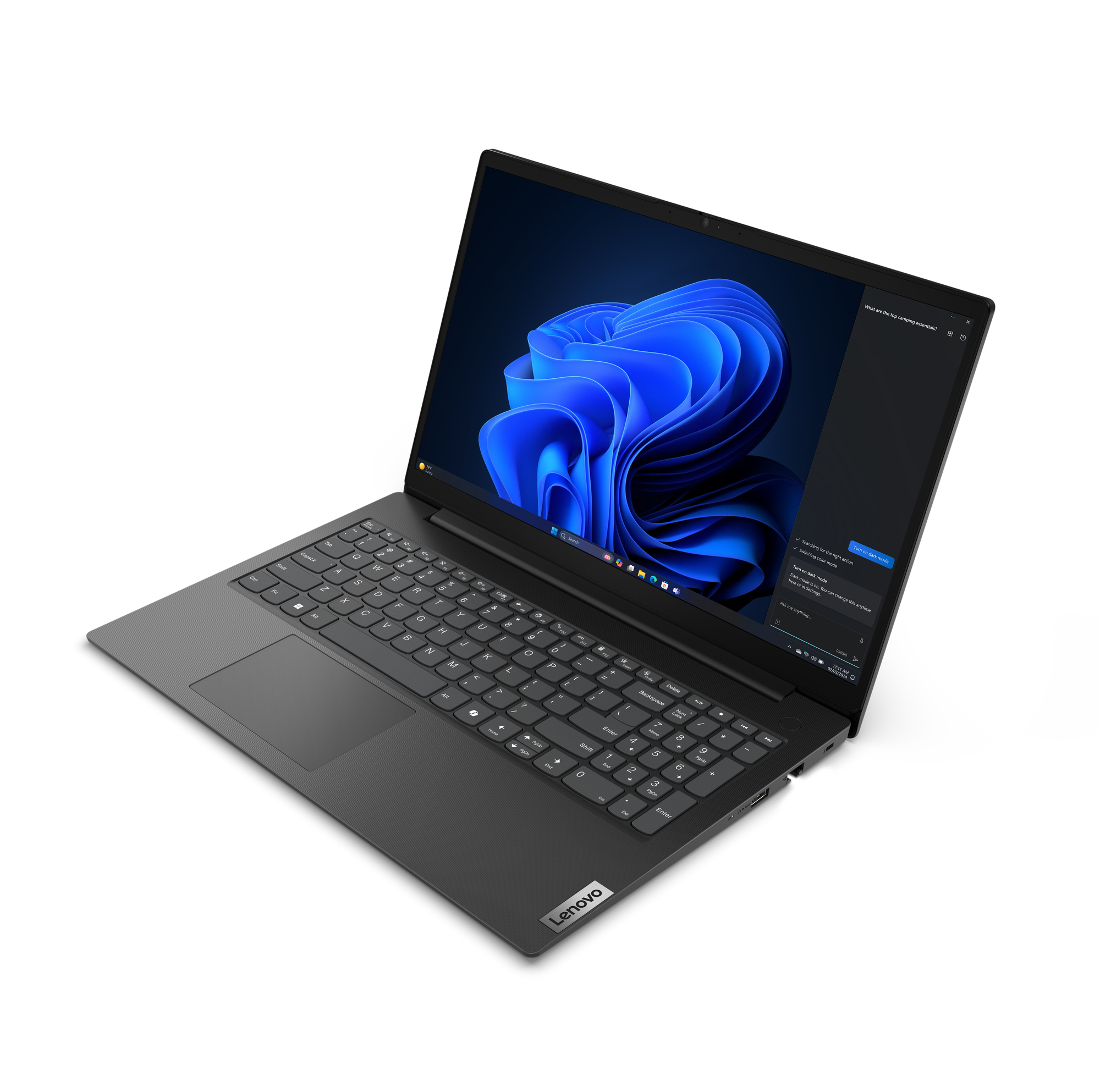 Lenovo V15 G5 IRL Intel Core 5 120U Portátil 39,6 cm (15.6') Full HD 8 GB DDR5-SDRAM 512 GB SSD Wi-Fi 6 (802.11ax) Windows 11 Home Español Negro - Imagen 3