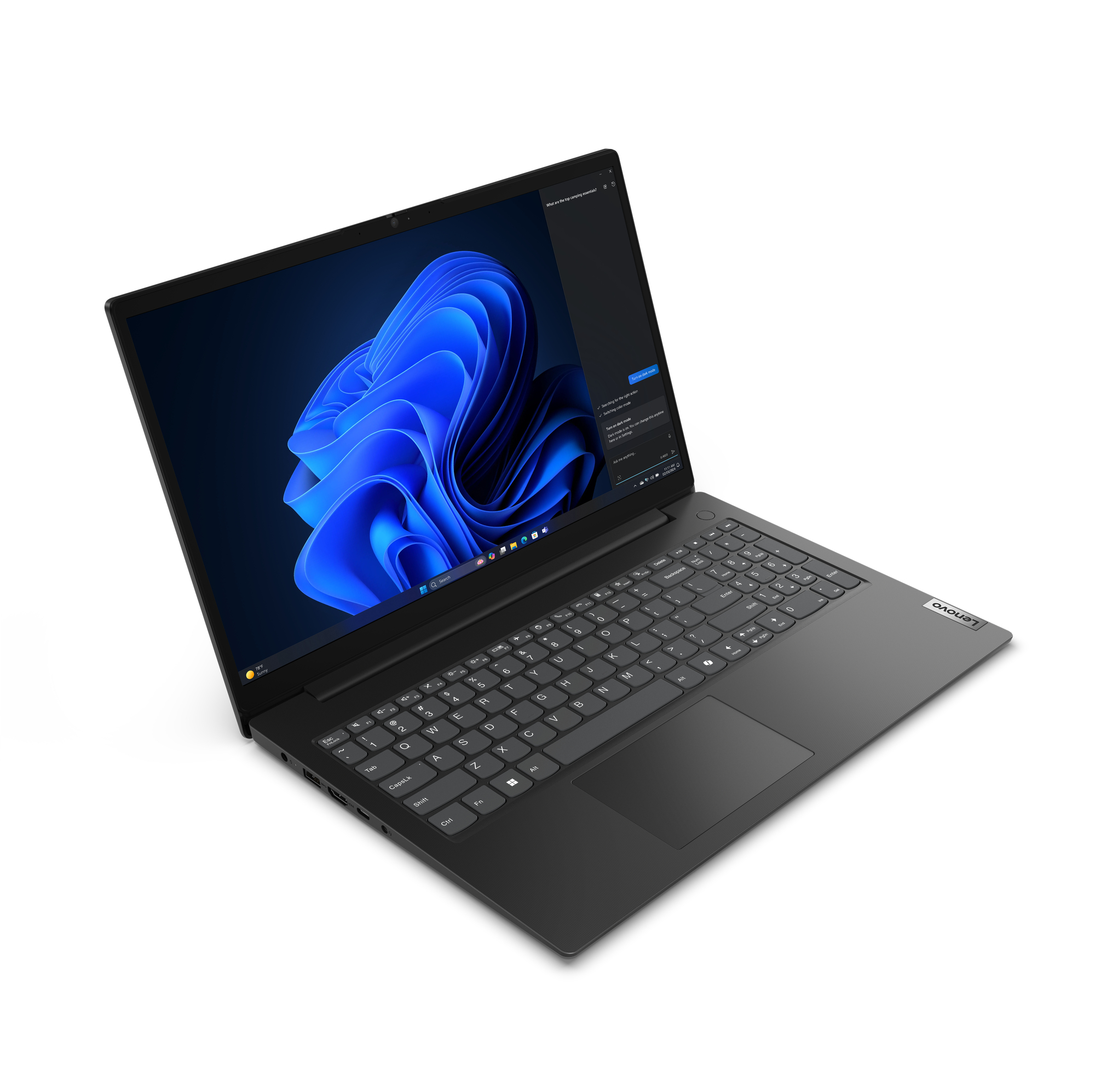 Lenovo V15 G5 IRL Intel Core 5 120U Portátil 39,6 cm (15.6') Full HD 8 GB DDR5-SDRAM 512 GB SSD Wi-Fi 6 (802.11ax) Windows 11 Home Español Negro - Imagen 2