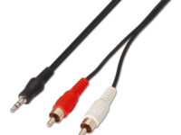 AISENS A128-0148 cable de audio 3 m 3,5mm 2 x RCA Negro