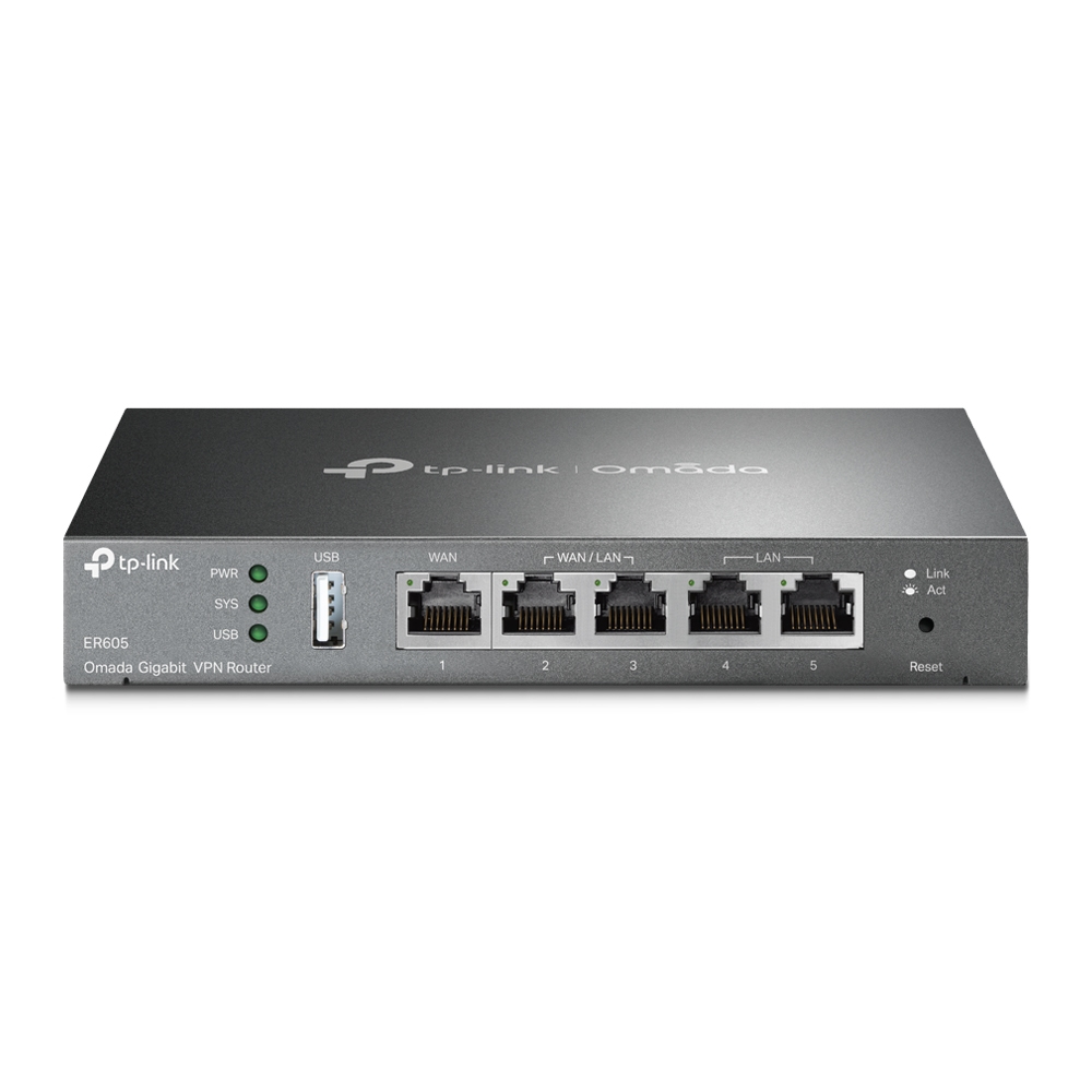 TP-Link Omada ER605 router Gigabit Ethernet Negro