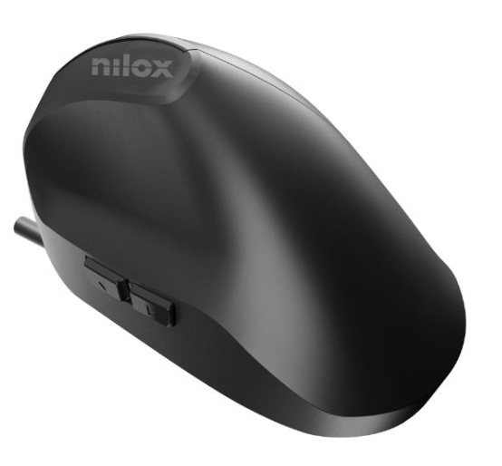 Nilox MOUSB3013 ratón Oficina USB tipo A Óptico 3600 DPI - Imagen 2