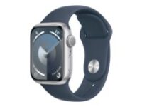 Apple Watch Series 9 41mm GPS Plata con Correa Deportiva Azul Invierno (MR913QL/A)