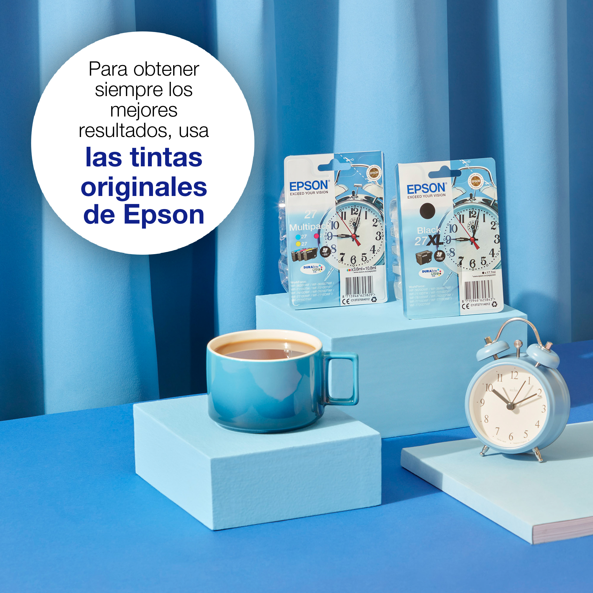 Epson Alarm clock Singlepack Magenta 27 DURABrite Ultra Ink - Imagen 2