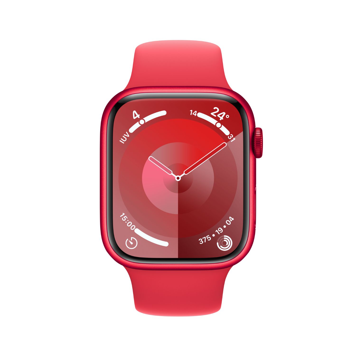 Apple Watch Series 9 45mm GPS (Product) RED (MRXK3QL/A) - Imagen 3