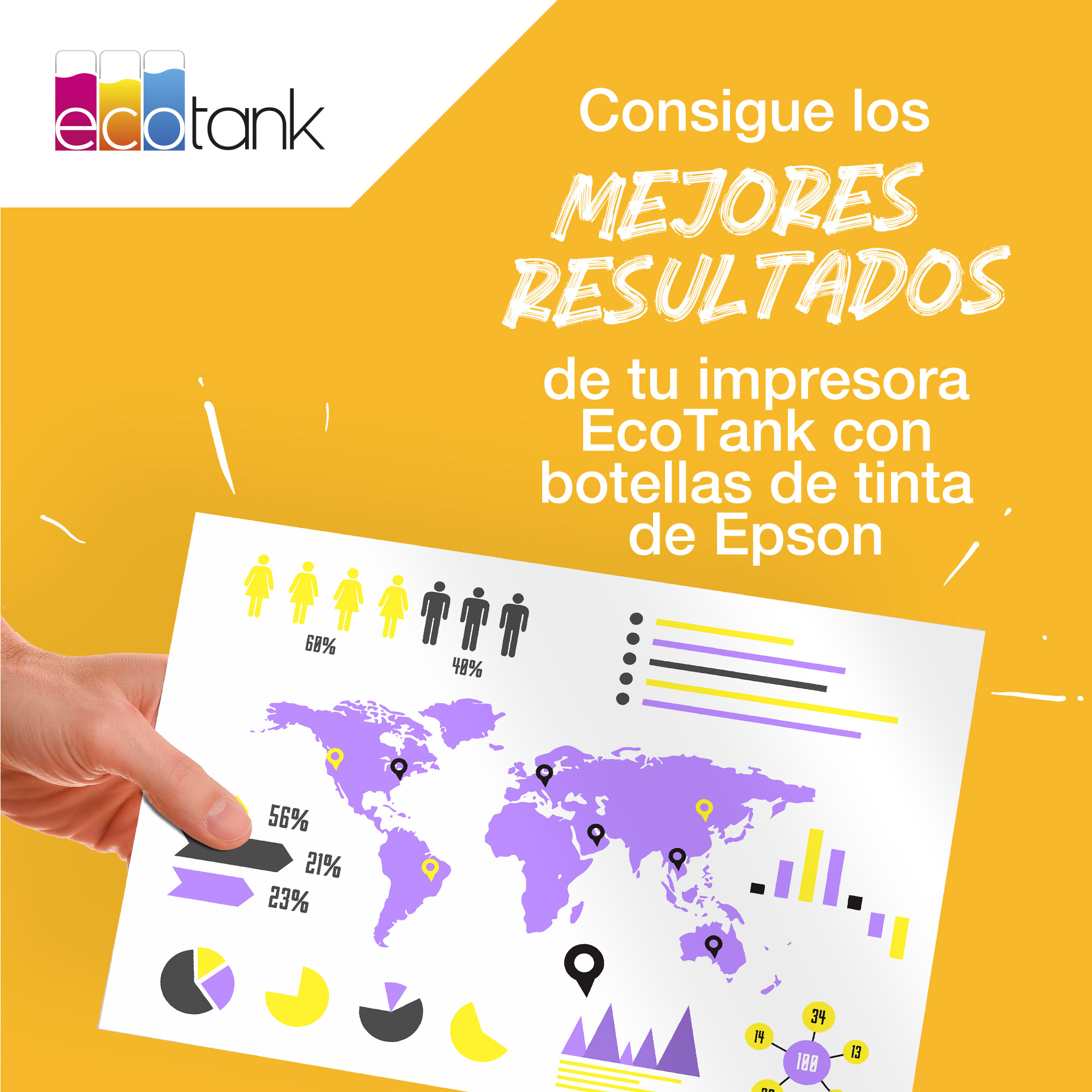 Epson 113 EcoTank Pigment Black ink bottle - Imagen 2