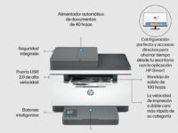 HP LaserJet M234sdn Multifunction Blanco y negro Impresora, Solo Ethernet; Fotocopiadora, escáner