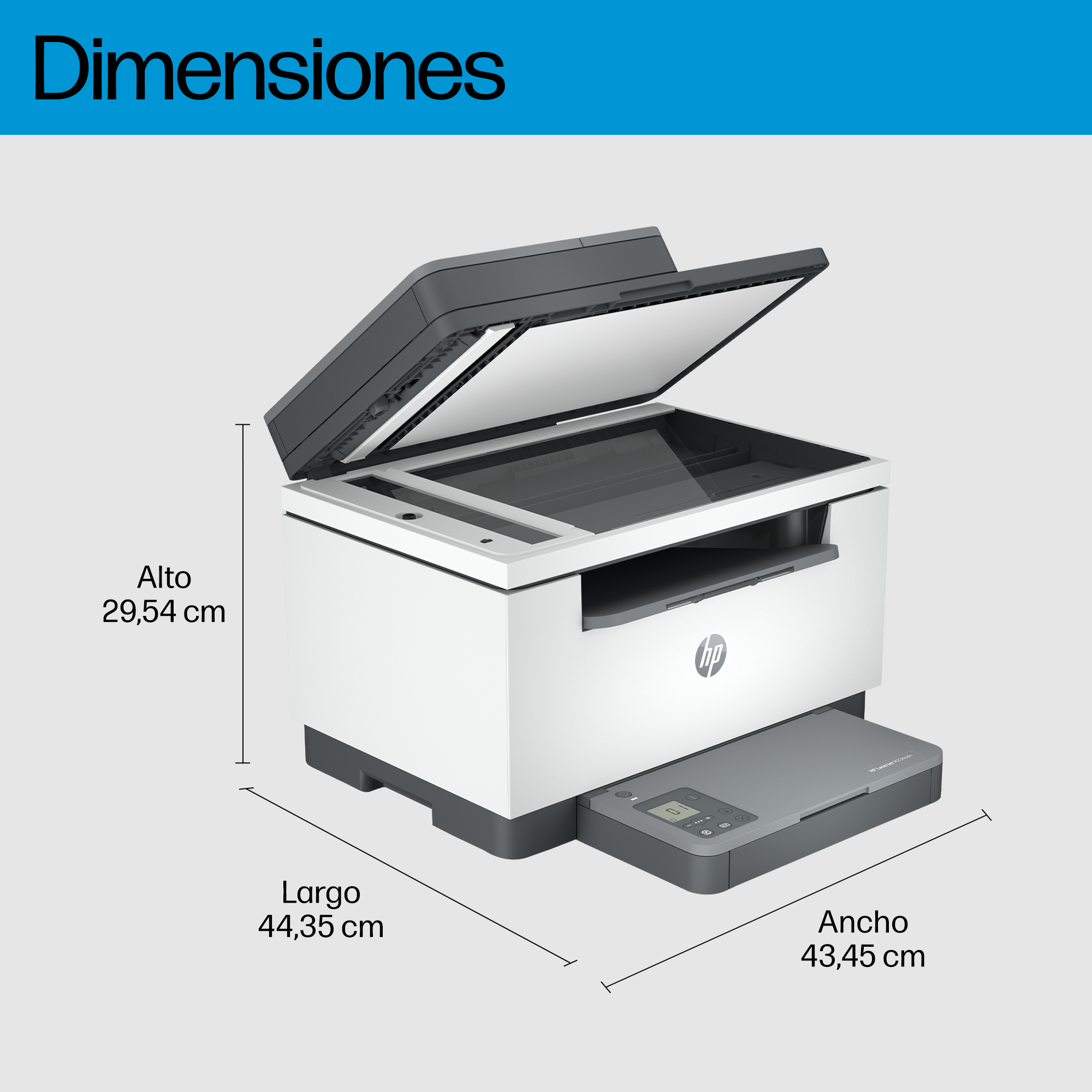 HP LaserJet M234sdn Multifunction Blanco y negro Impresora, Solo Ethernet; Fotocopiadora, escáner - Imagen 3