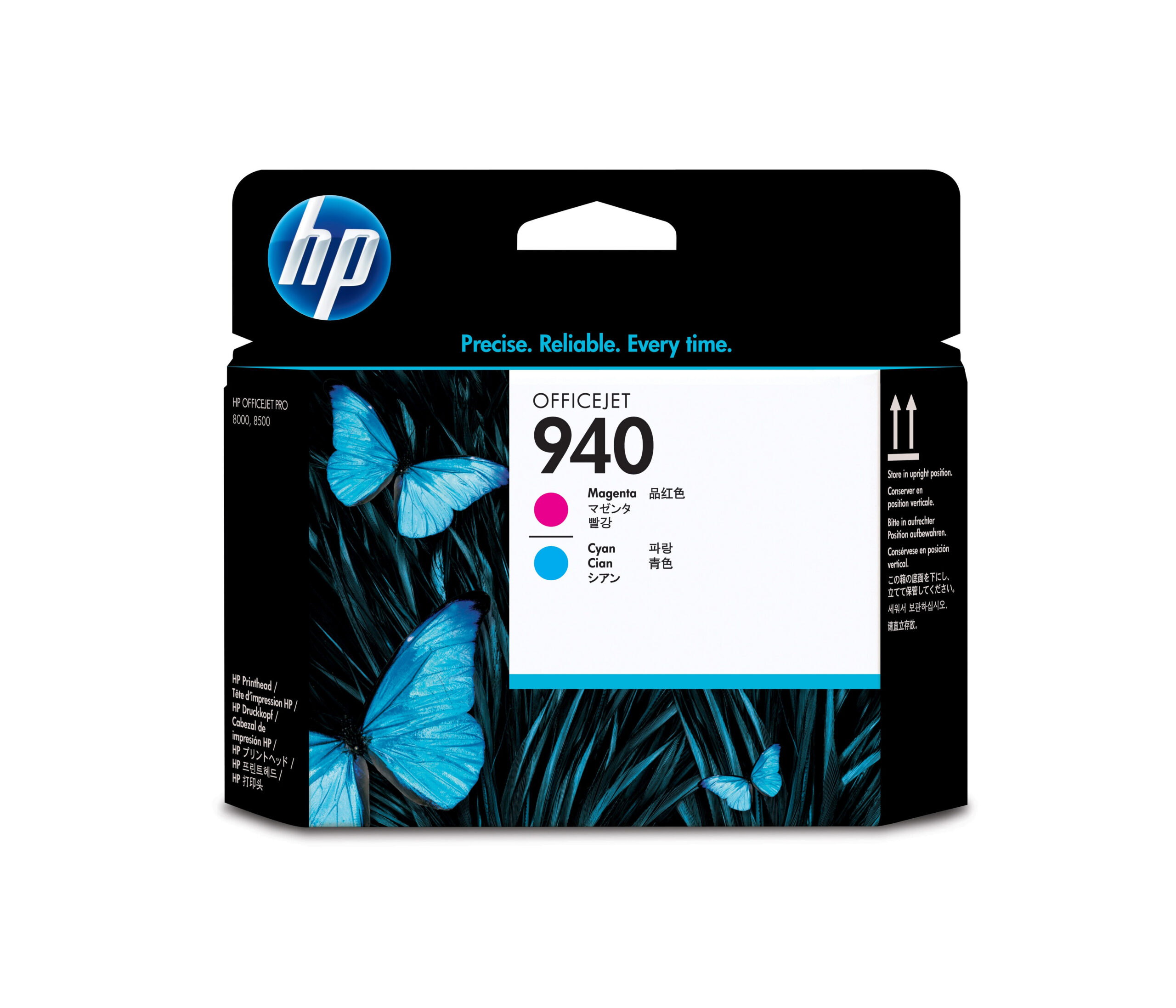 HP 940 Magenta and Cyan Original Printhead cartucho de tinta 1 pieza(s) Cian, Magenta