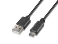 AISENS A107-0052 cable USB USB 2.0 2 m USB A USB C Negro