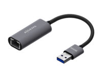 AISENS Conversor USB 3.0 A Ethernet Gigabit 10/100/1000 Mbps, Gris, 15cm