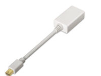 AISENS A125-0138 adaptador de cable de vídeo 0,15 m Mini DisplayPort HDMI Blanco