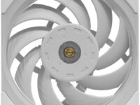 Mars Gaming MF-NC, Ventilador PC PWM 120mm, Rodamiento FDB de Cobre Hiperbalanceado, Ventilador Silencioso con Diseño de Aspas Híbridas, Ventilador Ordenador Profesional, Blanco