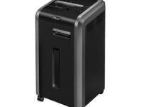 Fellowes 225Ci triturador de papel Corte cruzado 65 dB 24 cm Negro, Plata
