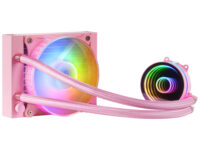 Mars Gaming ML-ONE120, Refrigeración Líquida CPU, TDP 200 W, Espejo Infinito, Ventilador FRGB Silencioso, Multisocket Universal, Rosa