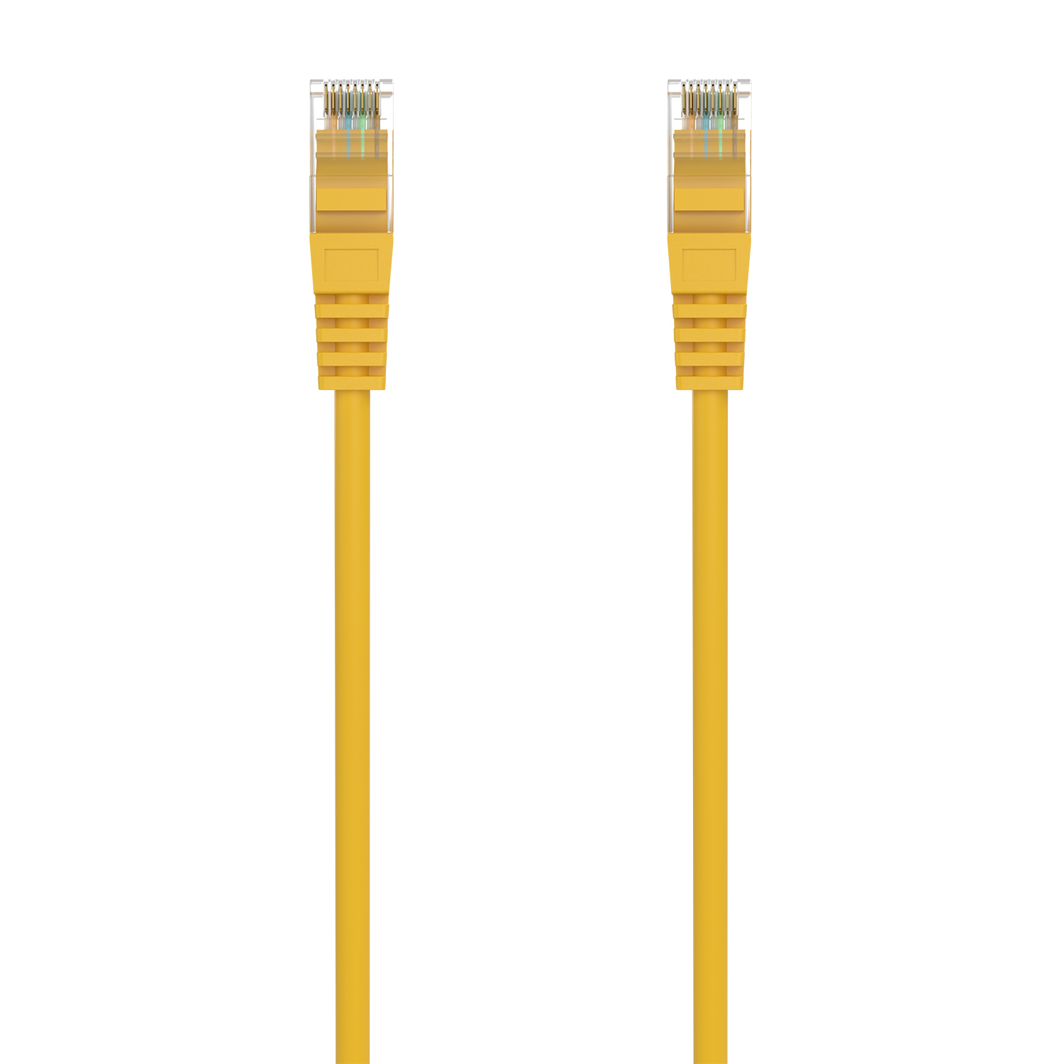 AISENS Cable de Red Latiguillo RJ45 LSZH Cat.6A 500 Mhz UTP AWG24, Amarillo, 2.0M - Imagen 2
