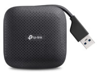 TP-Link UH400 hub de interfaz USB 3.2 Gen 1 (3.1 Gen 1) Type-A 5000 Mbit/s Negro