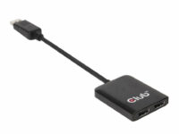 CLUB3D Multi Stream Transport Hub DisplayPort 1.2 Dual Monitor