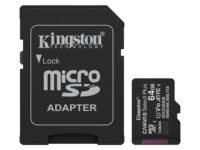 Kingston Technology 64GB microSDXC Canvas Select Plus Gen3 100MB/s A1 (Incluye adaptador de SD)