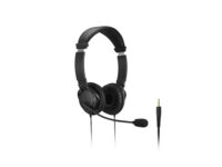 Kensington Auriculares clásicos de 3,5 mm con micrófono y control de volumen