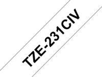 Brother TZE-231CIV cinta para impresora de etiquetas Negro sobre blanco