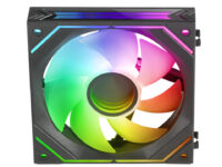 Mars Gaming MF-LINKFINITY Negro, Ventilador Modular PWM 120mm, Sistema de Conexión LINKFINITY, Iluminación Infinity Mirror ARGB 360º, Ultra-silencioso 12dB