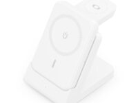 AISENS Cargador Inalambrico USB-C 4 en 1 De 15W Para Movil, Apple Watch, Auriculares Con Estuche De Carga, Blanco