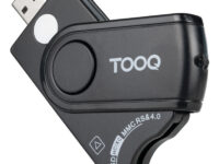TooQ Lector Tarjetas Inteligentes, DNI Electrónico, SIM, SD, SF, USB-A, Negro