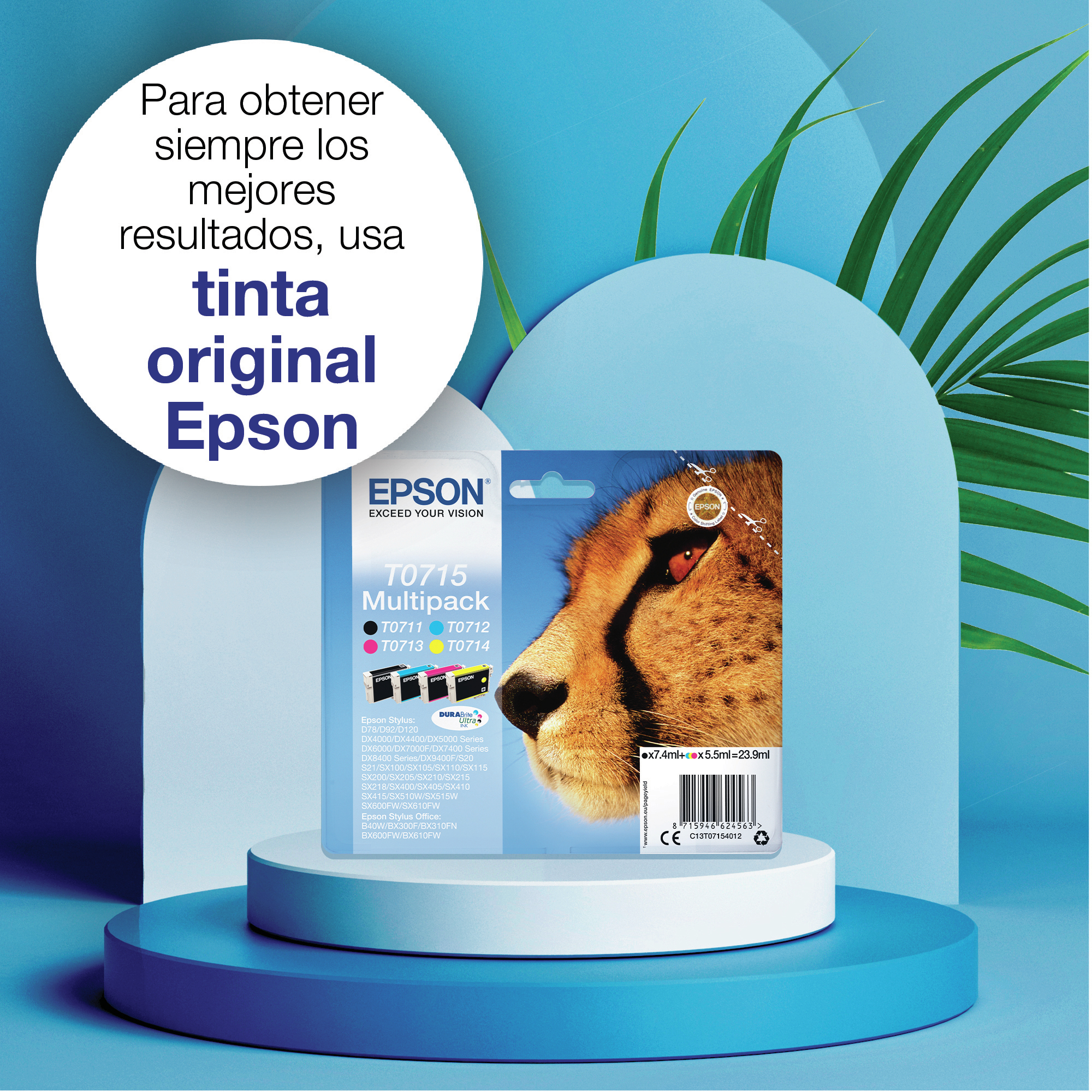 Epson Singlepack Magenta T0713 DURABrite Ultra Ink - Imagen 2