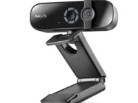 NGS XPRESSCAM 2000 cámara web 5 MP 2560 x 1440 Pixeles USB Negro