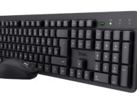 Trust TKM-360 teclado Ratón incluido Oficina RF inalámbrico QWERTY Español Negro