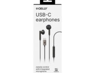 Celly UP1100TYPEC Auriculares Alámbrico Dentro de oído Llamadas/Música USB Tipo C Negro