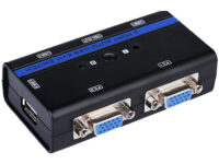 AISENS A111-0064 interruptor KVM Montaje en rack Negro