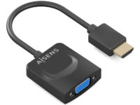 AISENS Conversor HDMI a SVGA, HDMI A/M-SVGA/H, Negro, 15сm