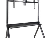 TooQ iStar Soporte de Suelo con Ruedas para Pantallas 55'- 100', Negro