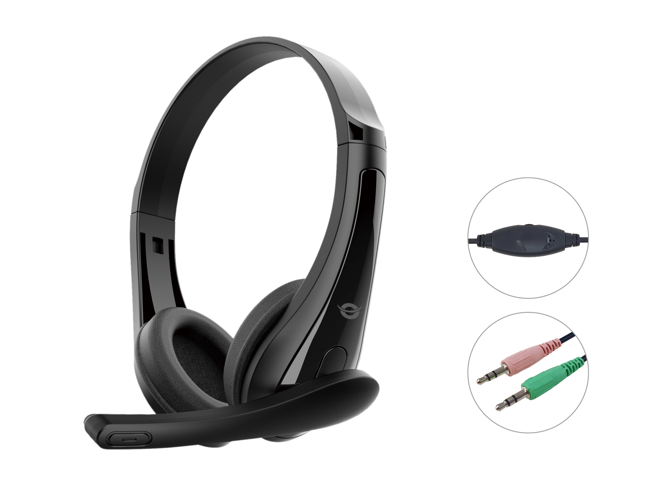 Conceptronic POLONA06B3T auricular y casco Auriculares Alámbrico Diadema Llamadas/Música Negro