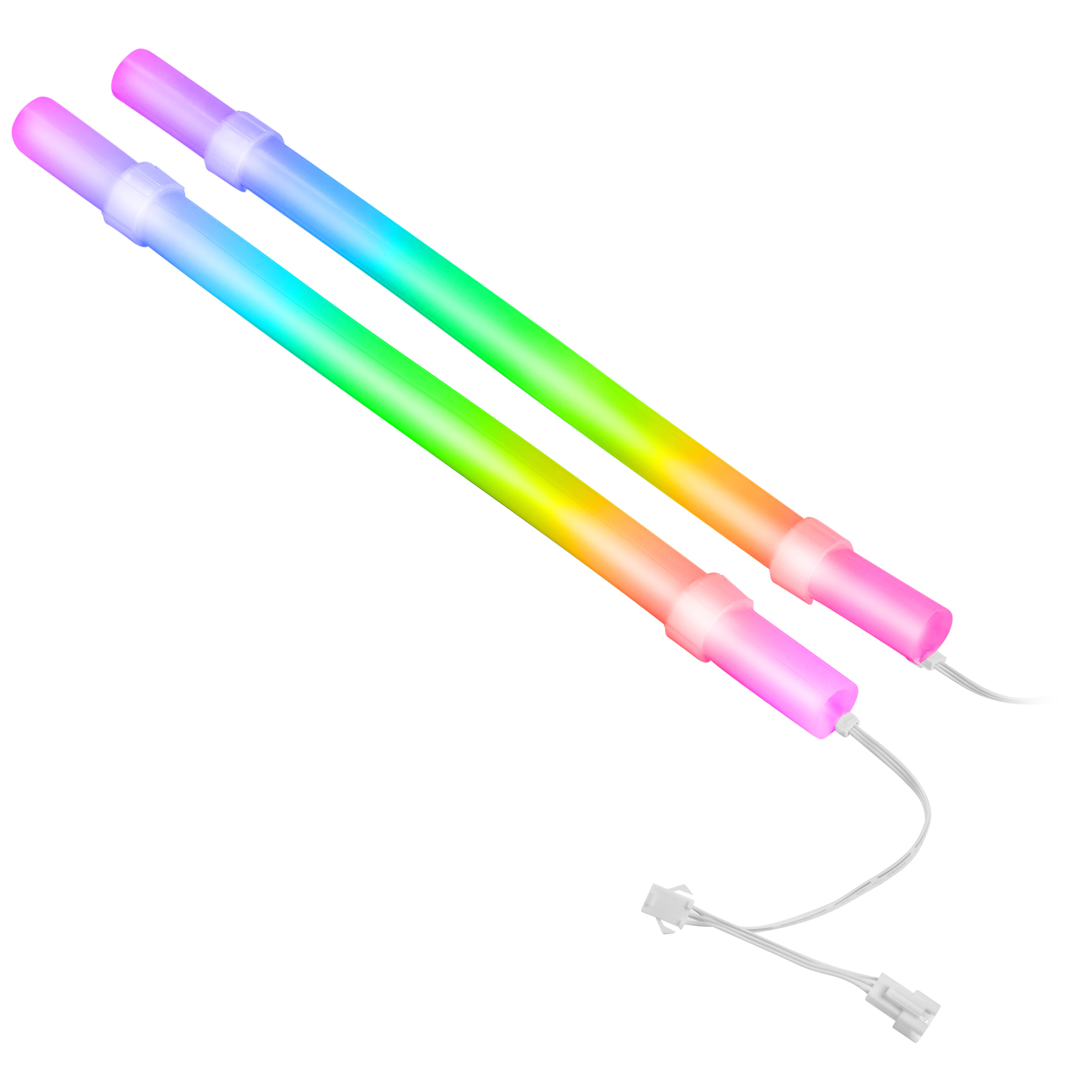 Mars Gaming MCA-WT, Funda ARGB para Tubos de Refrigeración Líquida, 30 LEDs Ultra Brillantes Personalizables ARGB, Silicona Eco Soft, Compatibilidad Total, 330mm - Imagen 2