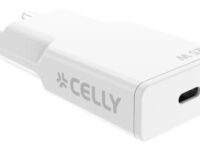 Celly SLIMTC1C25W Portátil, Smartphone, Tableta Blanco Corriente alterna Carga rápida Interior