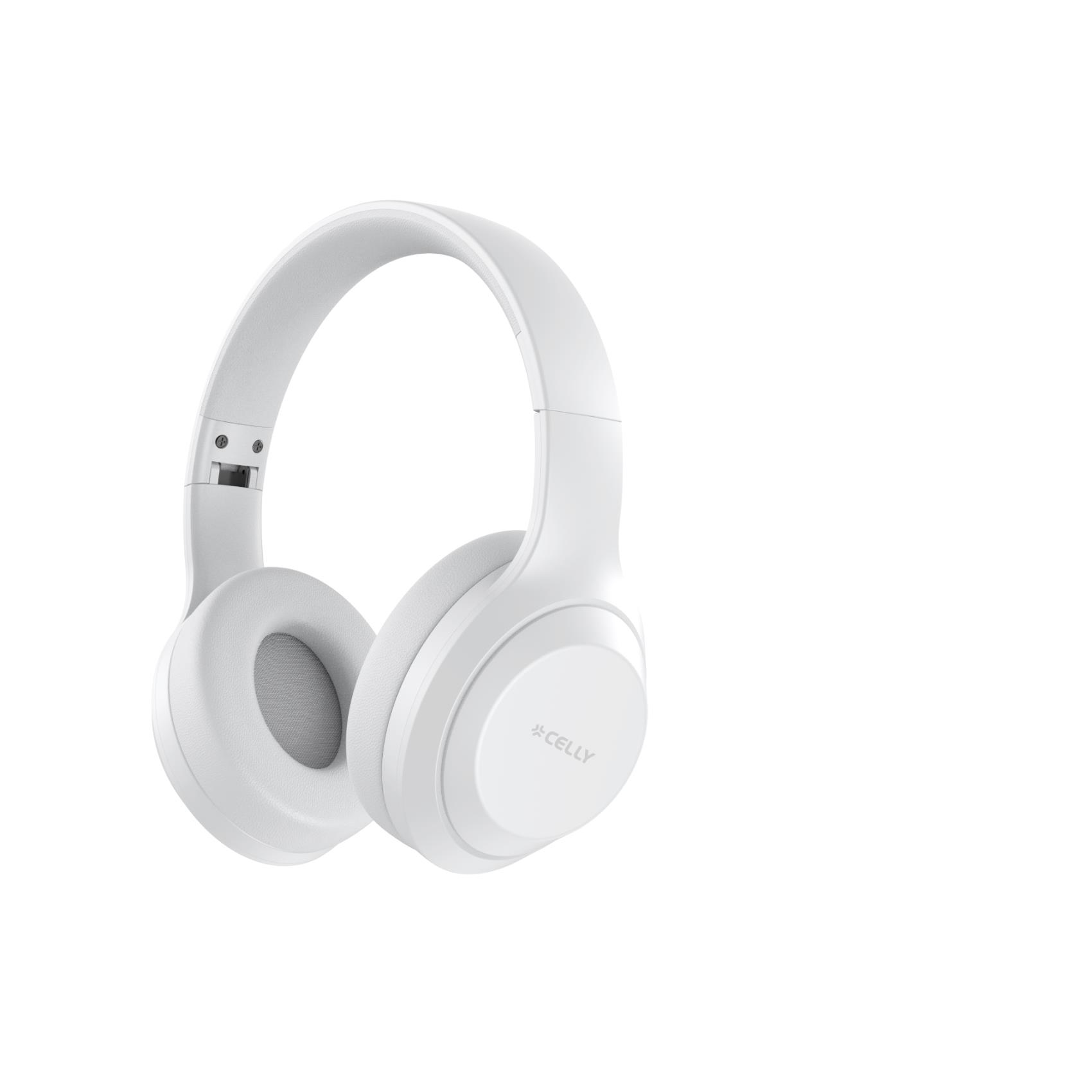 Celly WAVEBEATWH auricular y casco Auriculares Inalámbrico Diadema Llamadas/Música USB Tipo C Blanco - Imagen 2